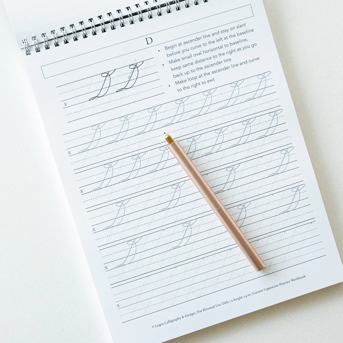 Cursive Practice Workbook - Logos Calligraphy - Image 7