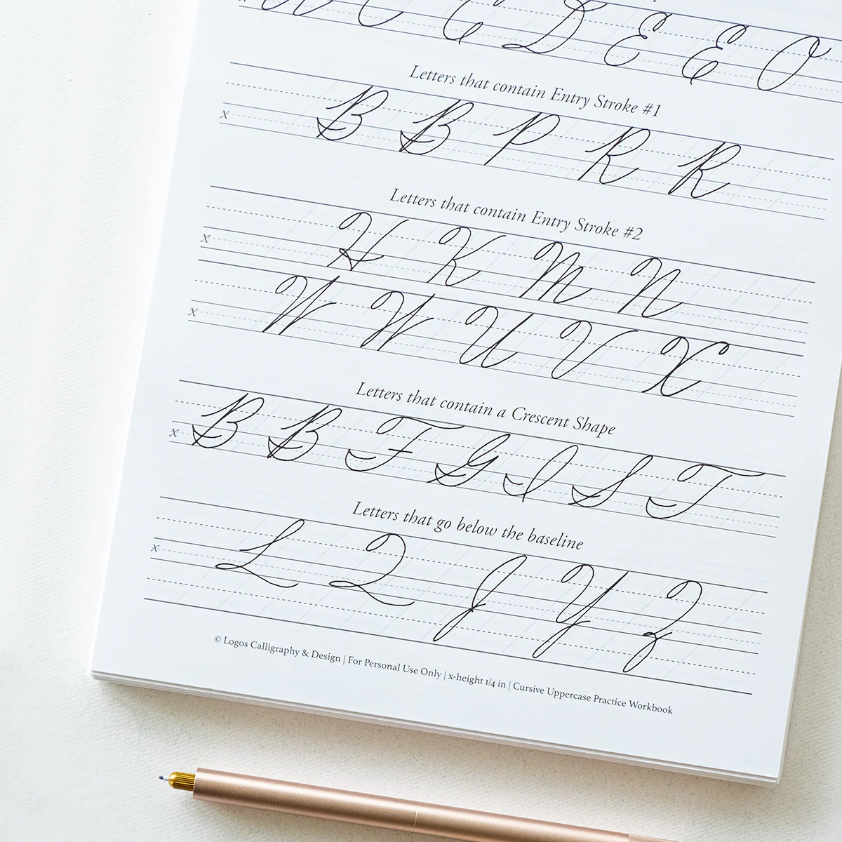 Cursive Practice Workbook - Logos Calligraphy - Image 8