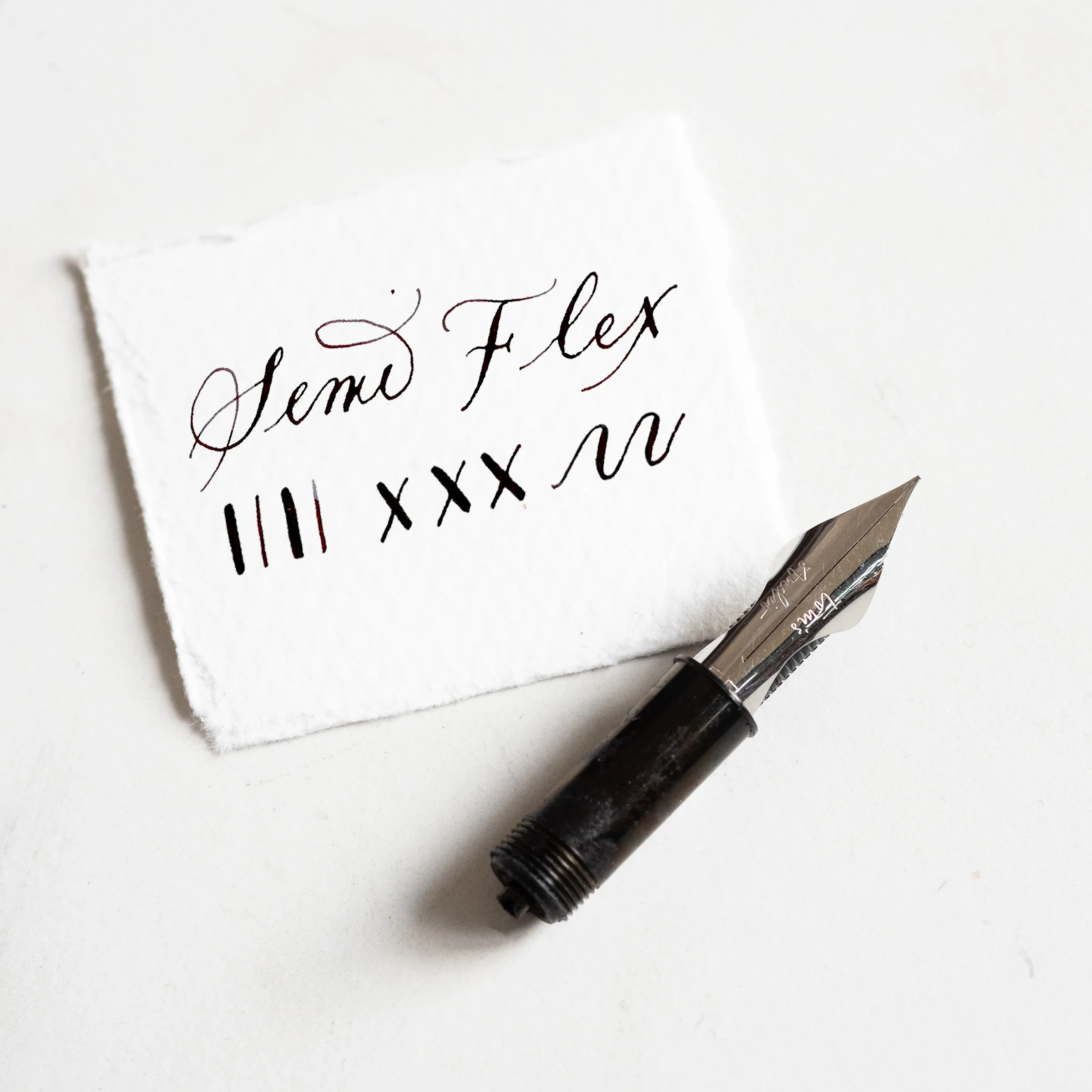 Extra Fine Semi-Flex Fountain Pen Nib - Image 2